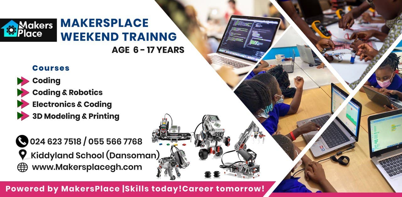 Makersplace Weekend and After school robotics classes for kids/children